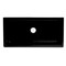 Alfi Brand 36" Black Gloss Reversible Smooth / Fluted Sgl Bowl Fireclay Farm Sink AB3618HS-BG - alternate 16